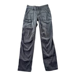 By Anthropologie The Wanderer Utility Pants Womens 25 Gray Cotton Mid Rise Cargo